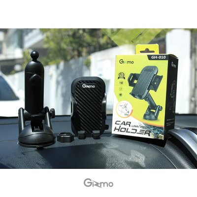 ที่วางโทรศัพท์ในรถ Gizmo GH 010 Kevlar แข็งแรง ปรับยืดได้ คันโยกสุญญากาศ หมุน 360°