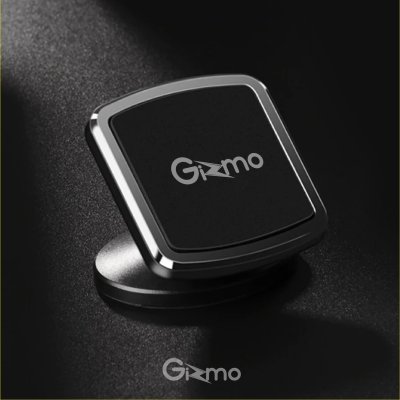 Gizmo ที่ตั้งมือถือ ที่วางโทรศัพท์ในรถ ที่ยึดมือถือ แผ่นแม่เหล็ก Car Holder รุ่น GH-020 สีดำ ประกัน 6 เดือน