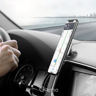 Gizmo ที่ตั้งมือถือ ที่วางโทรศัพท์ในรถ ที่ยึดมือถือ แผ่นแม่เหล็ก Car Holder รุ่น GH-020 สีดำ ประกัน 6 เดือน