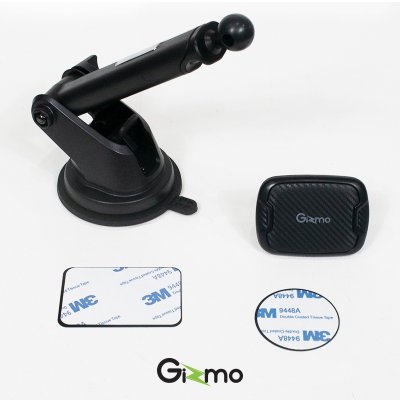 Gizmo GH-029 ที่วางโทรศัพท์ในรถแบบแม่เหล็ก ติดคอนโซลรถ Car holder Sillcone สีดำ ประกันสินค้า 1 ปี