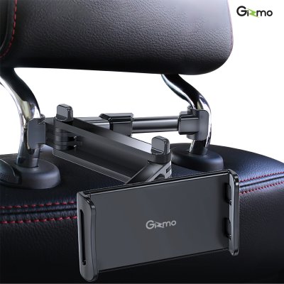 Gizmo ที่ยึดมือถือ หลังเบาะรถยนต์ ไอแพด แท็บเล็ต ที่หนีบมือถือเบาะหลัง หมุนได้ 360 องศา ปรับสั้นยาวได้ GH-032