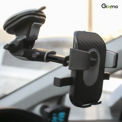 Gizmo ที่วางโทรศัพท์ในรถ ที่วาง มือถือ ในรถ Car Holder Auto lock กาวเหนียว ดีไซน์สวย GH-033