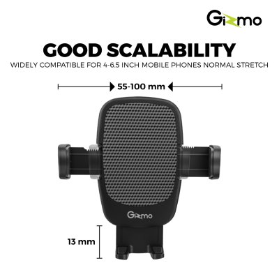 Gizmo ที่ตั้งมือถือ ที่วางโทรศัพท์ในรถ ที่ยึดมือถือ แบบโค้งลงด้านล่าง รุ่น GH-036