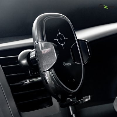 Gizmo ที่วางโทรศัพท์ในรถ ระบบออโต้ Autolock ที่ยึดมือถือ พร้อมชาร์จไร้สาย Wireless Charger รุ่น GH-041 ประกัน 1 ปี