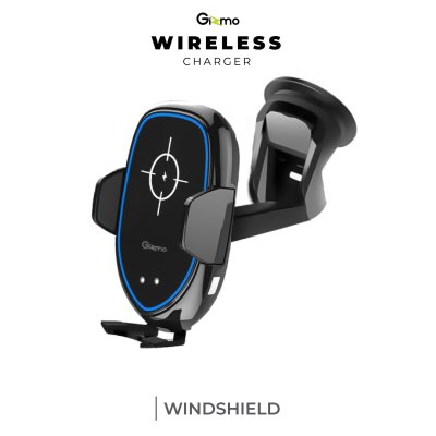 Gizmo ที่วางโทรศัพท์ในรถ ระบบออโต้ Autolock ที่ยึดมือถือ พร้อมชาร์จไร้สาย Wireless Charger รุ่น GH-041 ประกัน 1 ปี