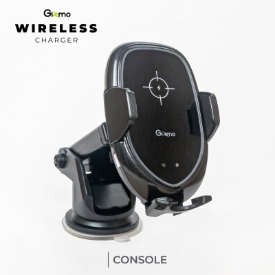 Gizmo ที่วางโทรศัพท์ในรถ ระบบออโต้ Autolock ที่ยึดมือถือ พร้อมชาร์จไร้สาย Wireless Charger รุ่น GH-041 ประกัน 1 ปี
