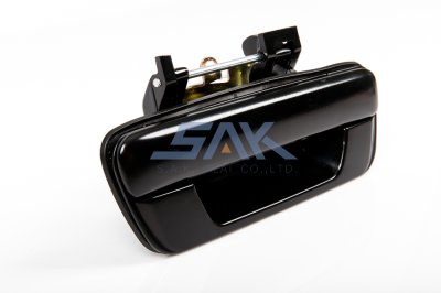 มือเปิดกะบะท้าย IS D-MAX เหล็ก ดำ