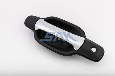 มือเปิดอันนอก IS D-MAX ดำ-ชุบ หน้า R