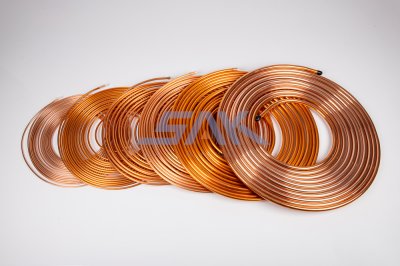 แป๊บทองแดงหนา ยาว50ฟุต 1/2"