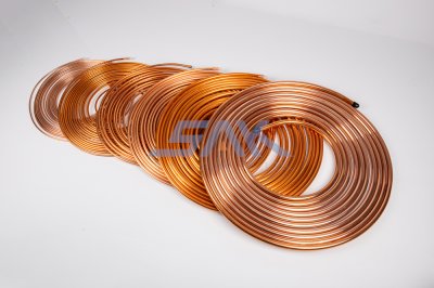 แป๊บทองแดงหนา ยาว50ฟุต 1/2"