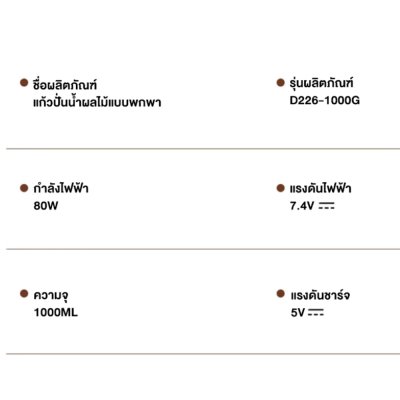 CAMEL Portable Blender