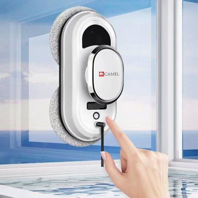 CAMEL Window Cleaning Robot, Smart Cleaning Robot, Glass Vacuuming, Remote Control Operation