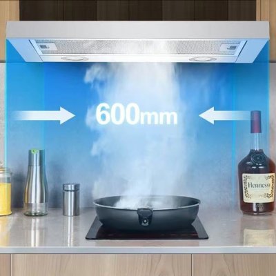 Slide Out Range Hood, Kitchen Range Hood, No Duct, 600MM