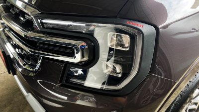 9 ครอบไฟหน้า Head Lamp Cover (matt black)