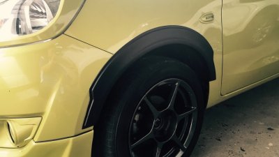 17 Front Fender Flares (V 2) Slim