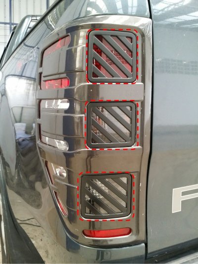 39 ตาข่ายครอบไฟท้าย