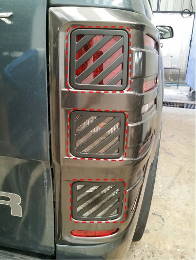 39 ตาข่ายครอบไฟท้าย