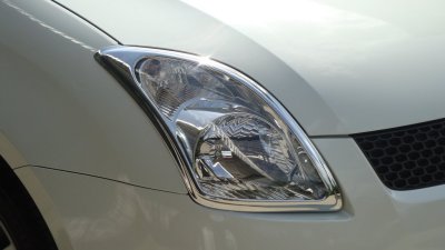 3 Head Lamp Cover (Chrome)