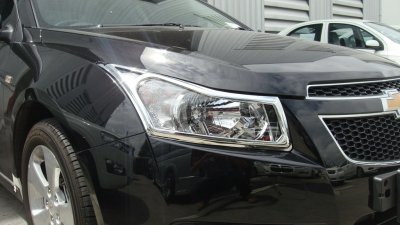3 Head Lamp Cover (Chrome)