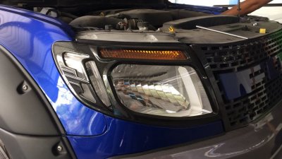 5 Head Lamp Cover (Chrome)