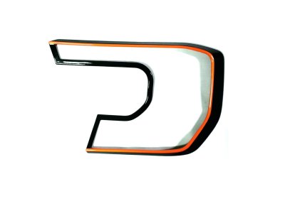 47 ครอบไฟหน้า ท้าย สีดำด้านตัดแดง