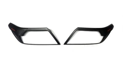 48 Head Lamp Cover (Black Surface with Red Logo)