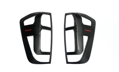 49 Tail Lamp Cover (Black Surface with Red Logo)