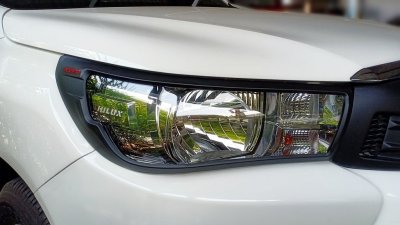 55 ครอบไฟหน้า (ผิวดำในตัว) รองTOP