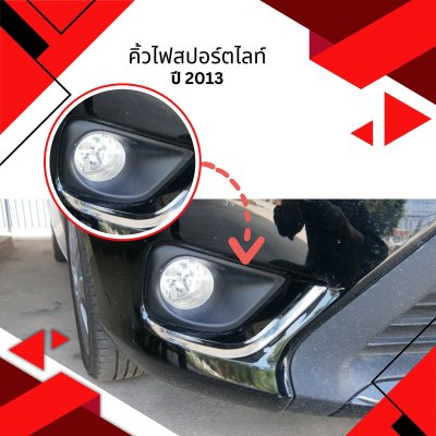 6 คิ้วไฟสปอร์ตไลท์