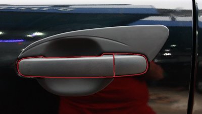 8 Door Handle Inner V 1 (Black)