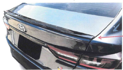 9 สปอยเลอร์ TOYOTA ATIV (Year 2022) (ทรงแนบ)