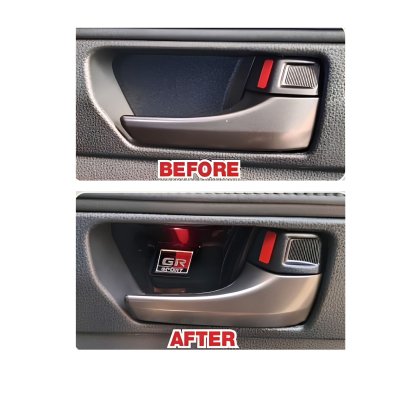 1 Door Handle Protector with LED Welcome Light