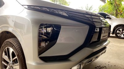 22 Front Bumper Eyebrow MITSUBISHI X-PANDER 2018 (4pcs )