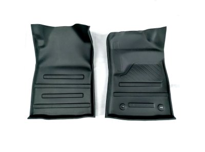10.Car floor mats (2 pcs.) Toyota Hilux Champ 2024