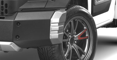 17.ครอบมุมกันชนหน้า (2 ชิ้น) Toyota Hilux Champ 2024