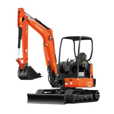 ให้เช่ารถขุด Kubota KX033 รถขุด 3 ตัน เช่าระยะยาว