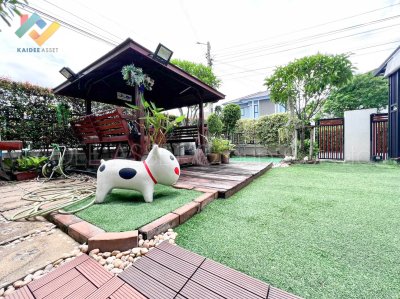 บ้านเดี่ยว บ้านฟ้า กรีนเนอรี่ ปากเกร็ด - ราชพฤกษ์  แต่งพร้อมอยู่