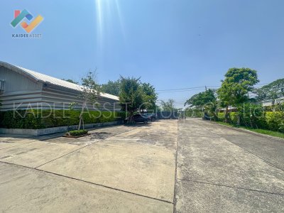 ที่ดิน พร้อมโกดัง ถนน ชัยพฤกษ์ - ราชพฤกษ์ ปากเกร็ด นนทบุรี