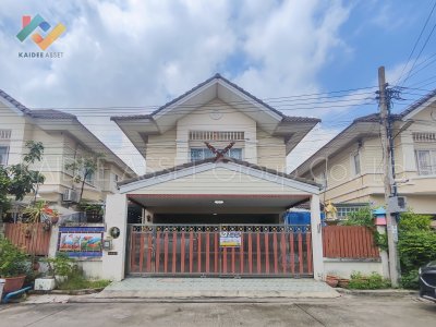 บ้านสวนจันทิมา 2 บ้านแฝด ซอย นนทบุรี 8 ติดรถไฟฟ้า MRT