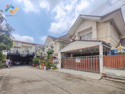 บ้านสวนจันทิมา 2 บ้านแฝด ซอย นนทบุรี 8 ติดรถไฟฟ้า MRT