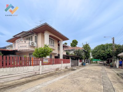 หมู่บ้าน มณีรินทร์ รัตนาธิเบศร์ บ้านเดี่ยว ท่าอิฐ ราคาถูก