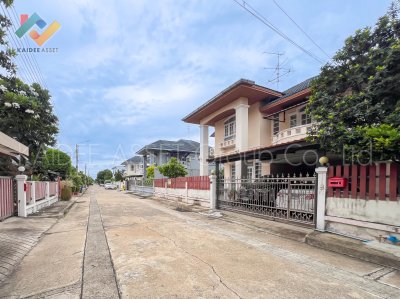 หมู่บ้าน มณีรินทร์ รัตนาธิเบศร์ บ้านเดี่ยว ท่าอิฐ ราคาถูก