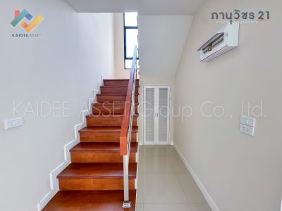 หมู่บ้าน ภานุวัชร 21 บ้านเดี่ยว รัตนาธิเบศร์ ท่าอิฐ ราชพฤกษ์