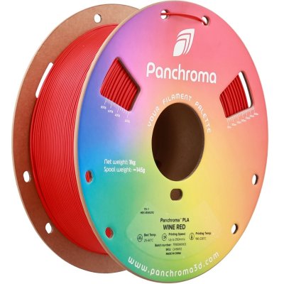Panchroma PLA เส้นพลาสติก PLA ยี่ห้อ Polymaker น้ำหนัก 1 กก. พิมพ์ง่าย