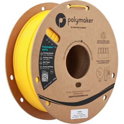 Panchroma PLA เส้นพลาสติก PLA ยี่ห้อ Polymaker น้ำหนัก 1 กก. พิมพ์ง่าย