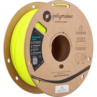 Panchroma PLA เส้นพลาสติก PLA ยี่ห้อ Polymaker น้ำหนัก 1 กก. พิมพ์ง่าย