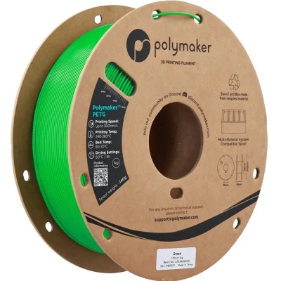Panchroma PLA เส้นพลาสติก PLA ยี่ห้อ Polymaker น้ำหนัก 1 กก. พิมพ์ง่าย