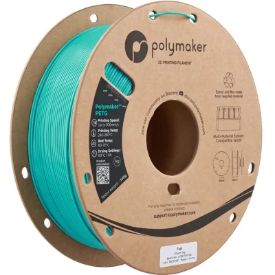 Panchroma PLA เส้นพลาสติก PLA ยี่ห้อ Polymaker น้ำหนัก 1 กก. พิมพ์ง่าย