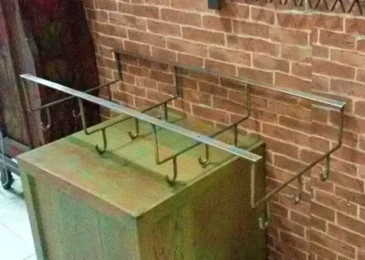 ที่แขวนแก้วไวน์ ทองเหลือง