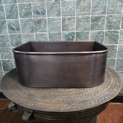 อ่างทองเหลือง BS01HD สีรมดำมันปูเข้ม